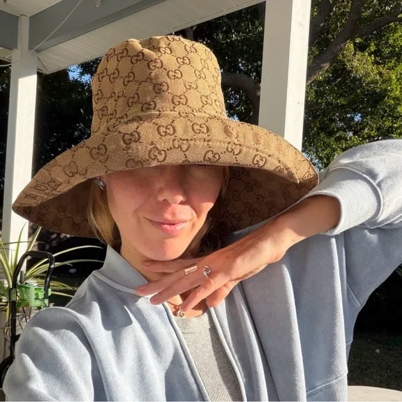 🤎
• Beautiful Trend Hat
• Beauty Hat Y
Tan Monogram Sun Hat M🤎 - Picture 1 of 4